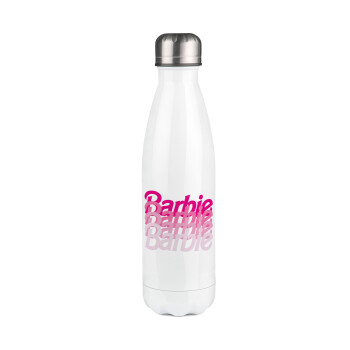 Barbie repeat, Metal mug thermos White (Stainless steel), double wall, 500ml