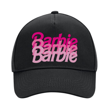 Barbie repeat, Adult Ultimate Hat BLACK, (100% COTTON DRILL, ADULT, UNISEX, ONE SIZE)