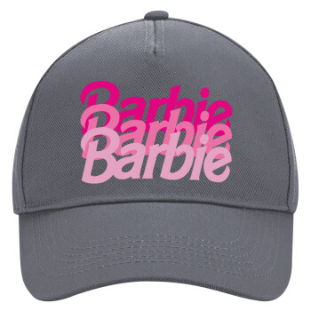 Barbie repeat, Ultimate Adult Hat Grey, (100% COTTON DRILL, ADULT, UNISEX, ONE SIZE)