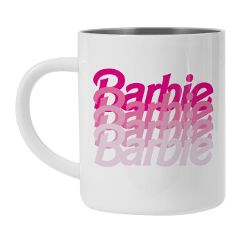 Barbie repeat, Mug Stainless steel double wall 450ml