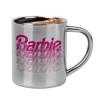 Barbie repeat, Double-wall metal cup for espresso (220ml)