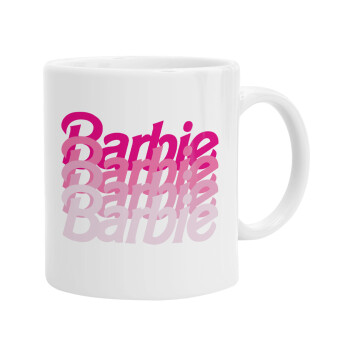Barbie repeat, Ceramic coffee mug, 330ml (1pcs)