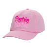 Casual children's baseball cap, 100% Cotton Twill, PINK (COTTON, CHILDREN'S, ONE SIZE)