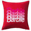 Sofa cushion RED 50x50cm includes filling