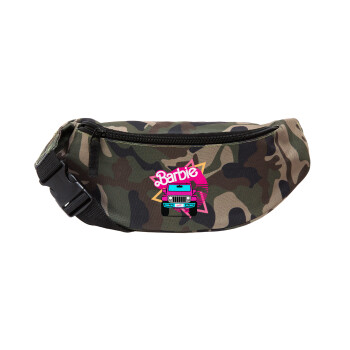 Barbie car, Unisex waist bag (banana) in Jungle camouflage color with 2 pockets