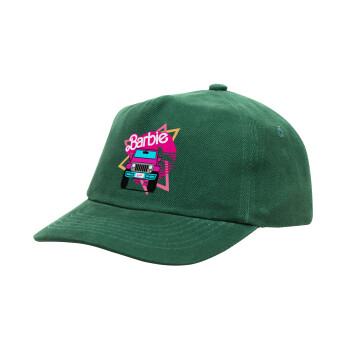 Barbie car, Children's Baseball Cap, 100% Cotton Drill, GREEN (COTTON, CHILDREN'S, ONE SIZE)