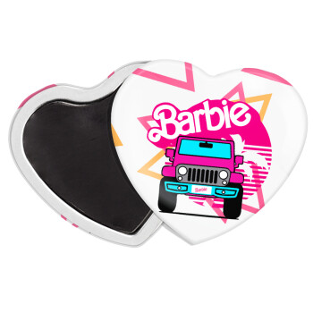 Barbie car, Μαγνητάκι καρδιά (57x52mm)