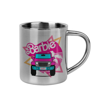 Barbie car, Mug Stainless steel double wall 300ml