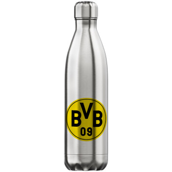 BVB Dortmund, Inox (Stainless steel) hot metal mug, double wall, 750ml