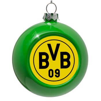 BVB Dortmund, Green Christmas tree ornament bauble 8cm