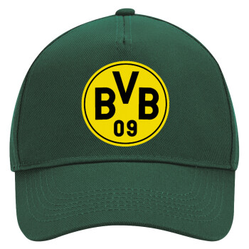 BVB Dortmund, Adult Ultimate Hat GREEN, (100% COTTON DRILL, ADULT, UNISEX, ONE SIZE)