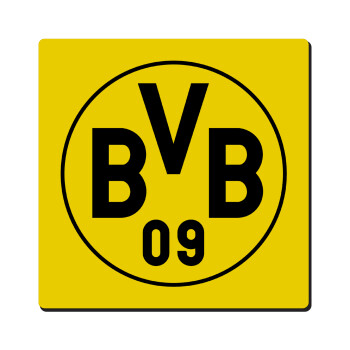 BVB Μπορούσια Ντόρτμουντ , Τετράγωνο μαγνητάκι ξύλινο 6x6cm