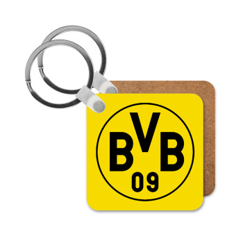BVB Dortmund, Μπρελόκ Ξύλινο τετράγωνο MDF