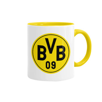 BVB Μπορούσια Ντόρτμουντ , Κούπα χρωματιστή κίτρινη, κεραμική, 330ml