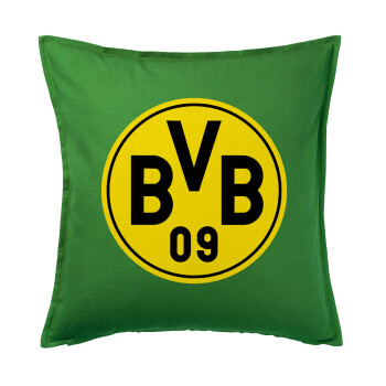 BVB Dortmund, Sofa cushion Green 50x50cm includes filling