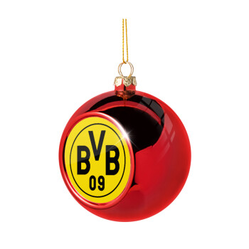 BVB Dortmund, Χριστουγεννιάτικη μπάλα δένδρου Κόκκινη 8cm