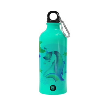 Cute unicorn, Water bottle 600ml