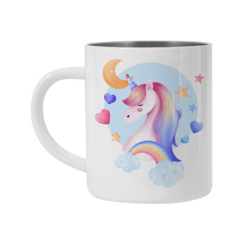 Cute unicorn, Mug Stainless steel double wall 450ml