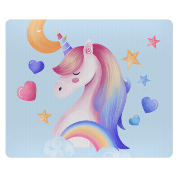 Cute unicorn, Mousepad rect 23x19cm