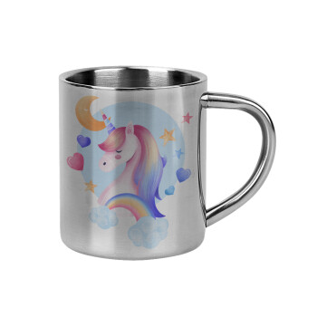 Cute unicorn, Mug Stainless steel double wall 300ml