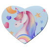 Mousepad heart 23x20cm