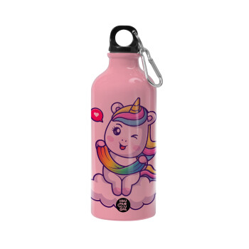 Heart unicorn, Water bottle 600ml