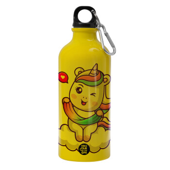 Heart unicorn, Water bottle 600ml