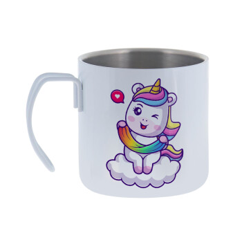 Heart unicorn, Mug Stainless steel double wall 400ml