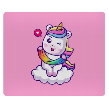 Heart unicorn, Mousepad rect 23x19cm