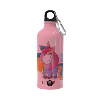 Pink unicorn, Water bottle 600ml