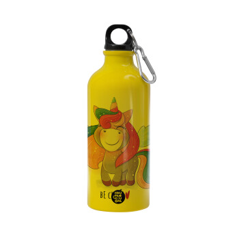 Pink unicorn, Water bottle 600ml