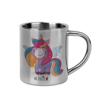 Pink unicorn, Mug Stainless steel double wall 300ml