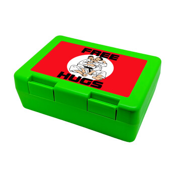 JUDO free hugs, Children's cookie container GREEN 185x128x65mm (BPA free plastic)