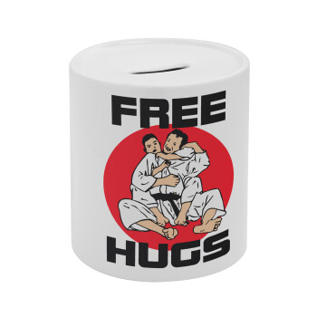 JUDO free hugs, Κουμπαράς πορσελάνης με τάπα