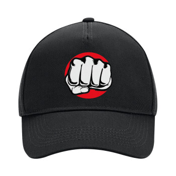 Punch, Adult Ultimate Hat BLACK, (100% COTTON DRILL, ADULT, UNISEX, ONE SIZE)