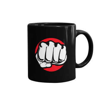 Punch, Mug black, ceramic, 330ml