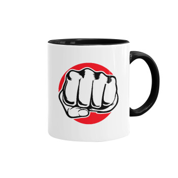 Punch, Mug colored black, ceramic, 330ml
