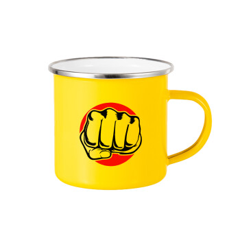 Punch, Κούπα Μεταλλική εμαγιέ Κίτρινη 360ml