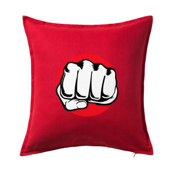 Punch, Sofa cushion RED 50x50cm includes filling