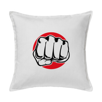 Punch, Sofa cushion White 50x50cm includes filling