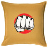 Sofa cushion YELLOW 50x50cm includes filling