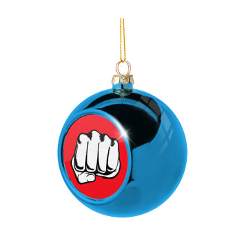 Punch, Χριστουγεννιάτικη μπάλα δένδρου Μπλε 8cm