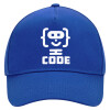 Ultimate Adult Hat BLUE, (100% COTTON DRILL, ADULT, UNISEX, ONE SIZE)