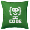 Sofa cushion Green 50x50cm includes filling