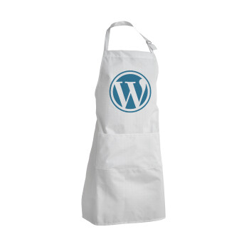 Wordpress, Adult Chef Apron (with sliders and 2 pockets)
