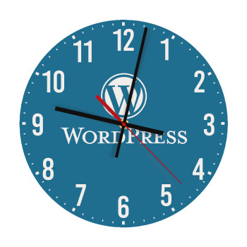 Wordpress, Ρολόι τοίχου ξύλινο (30cm)