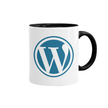 Wordpress, Mug colored black, ceramic, 330ml
