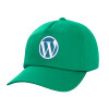 Adult Baseball Cap, 100% Cotton, Green (COTTON, ADULT, UNISEX, ONE SIZE)