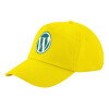 Child's Baseball Cap, 100% Cotton Twill, Yellow (COTTON, CHILD, UNISEX, ONE SIZE)