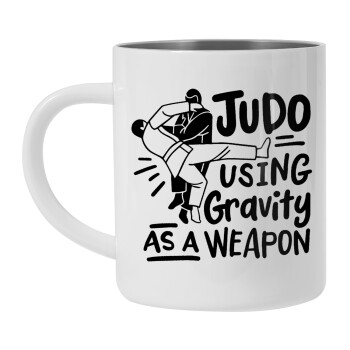 Judo using gravity as a weapon, Mug Stainless steel double wall 450ml